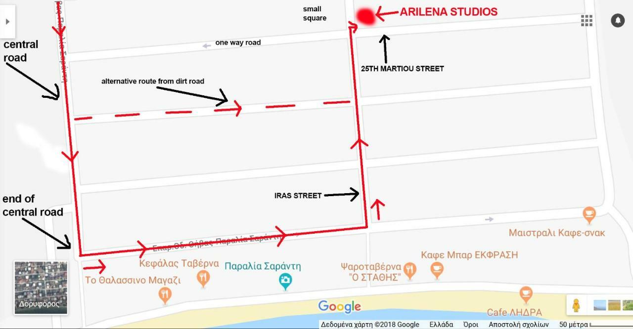 Arilena Studios Paralia  Экстерьер фото